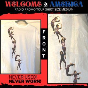 2010 Prince Welcome 2 America Tour: Lez Twins Shirt - IMPOSSIBLE FIND